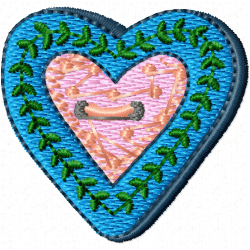 Hearts Embroidery Design 10